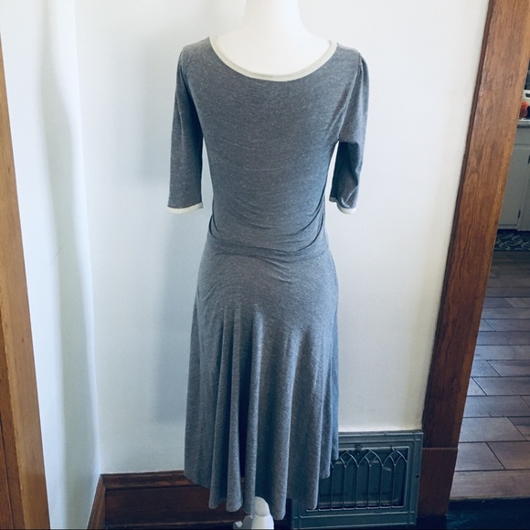 LuLaRoe Heather Gray Nicole Dress Extra Small XS - Picture 3 of 8
